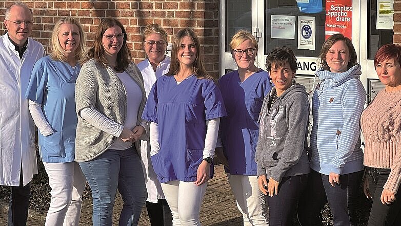 Aus Überzeugung und mit viel Herz dabei: das Kernteam des WDGZ in Düsseldorf Wersten.
