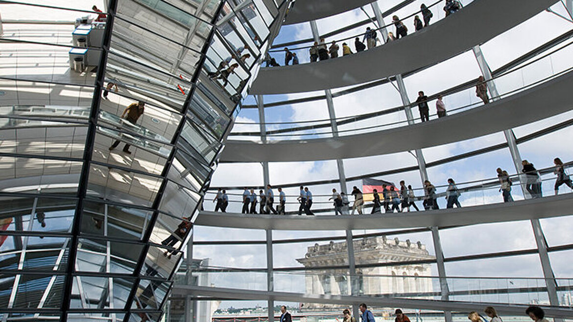 Reichstagskuppel von innen