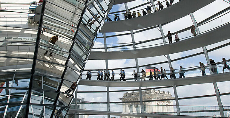 Reichstagskuppel von innen