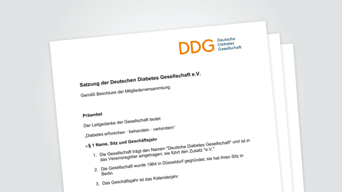 Die Satzung der DDG